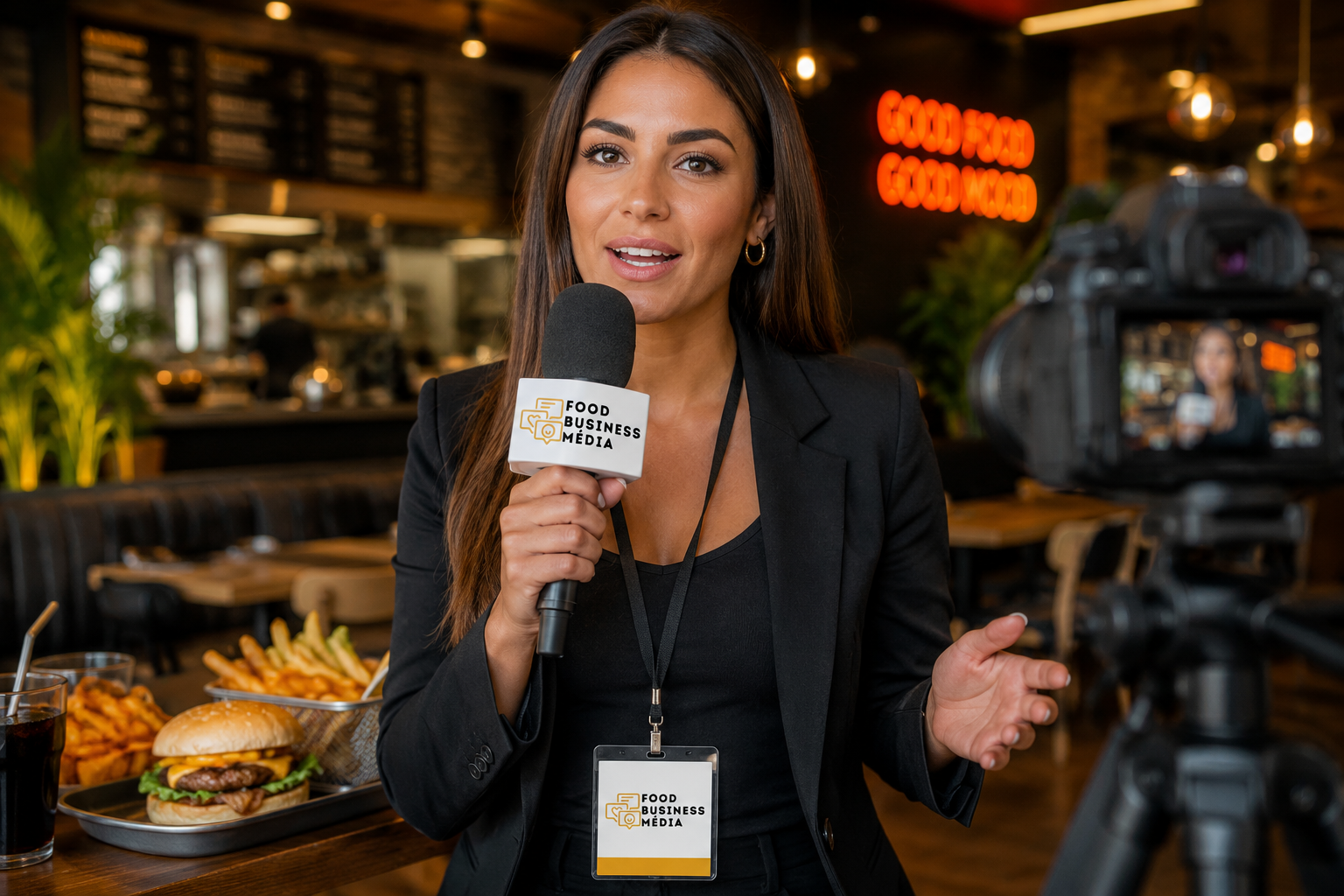 Présentation d'une émission Food Business Média